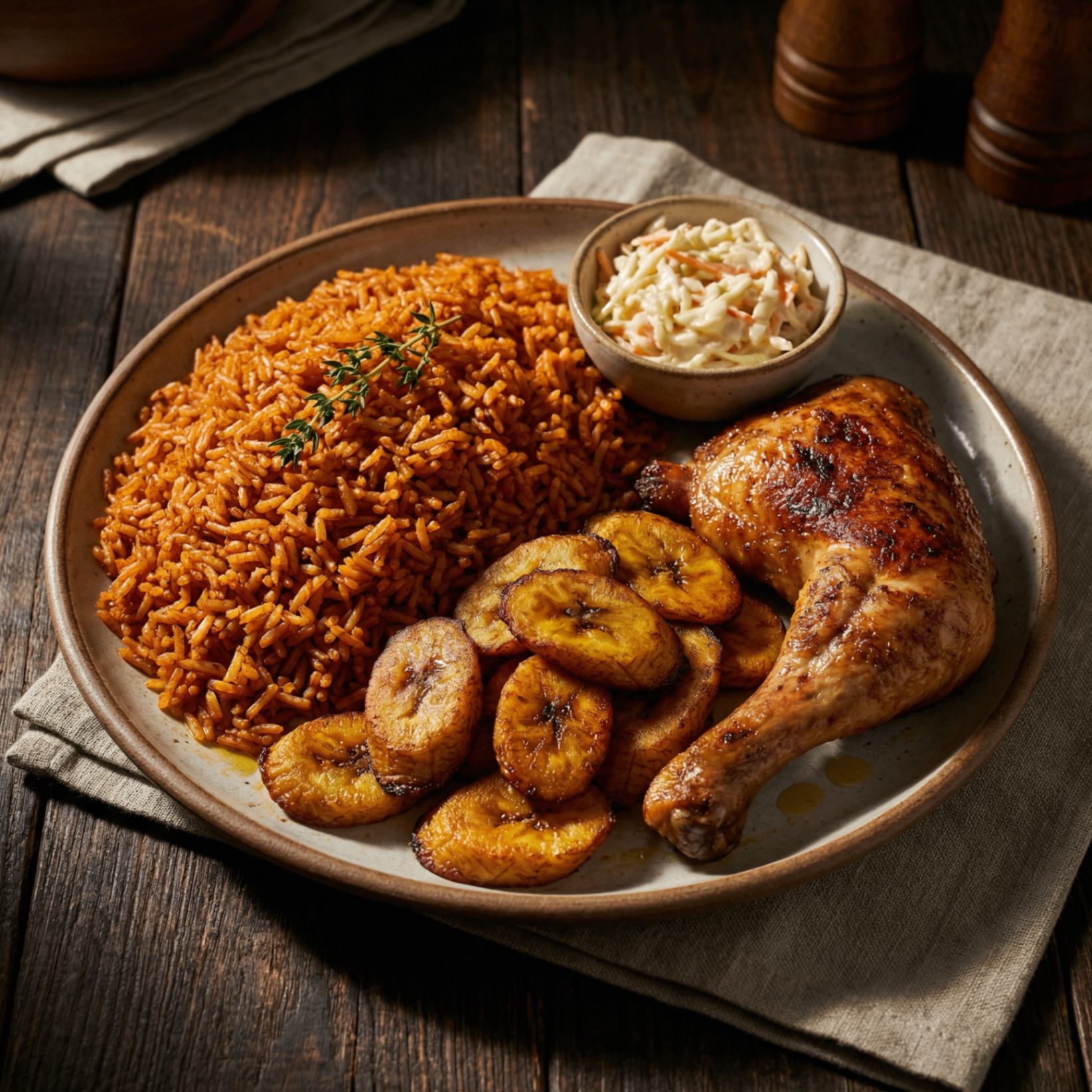 Jollof rice & dodo